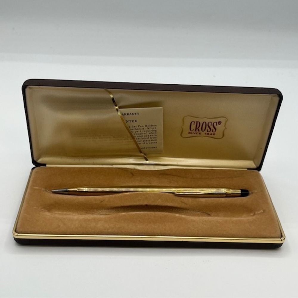 Cross Century 10K Gold Filled Mechanical Pencil Vintage 1982 with Case USA
